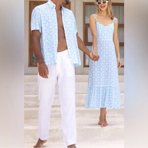 Kenny Flowers THE CASA BLANCA
WHITE LINEN VACATION PANTS Small